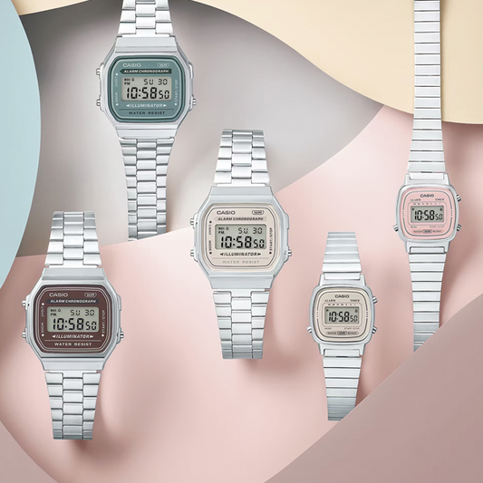 CASIO VINTAGE ICONIC - AVIO A168WA-3AYES Multifunction - Armbanduhr 36 mm ansicht-3