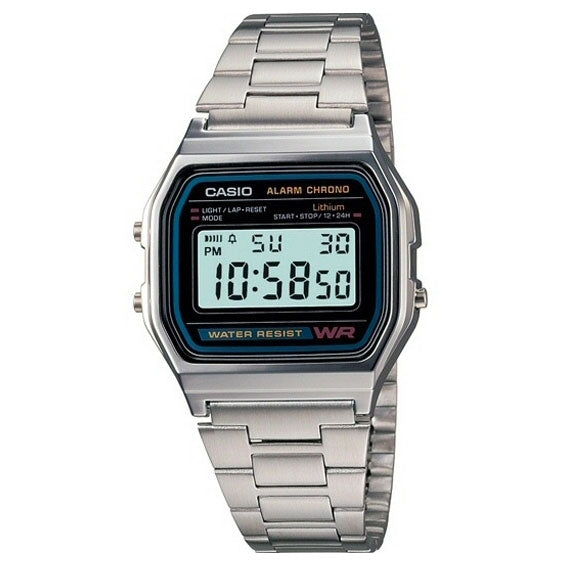 CASIO VINTAGE ICONIC - BLACK A158WA-1DF Multifunction - Armbanduhr 33 mm Schwarz