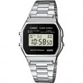 CASIO VINTAGE ICONIC - BLACK A158WEA-1EF Multifunction - Armbanduhr 33 mm Schwarz ansicht-2