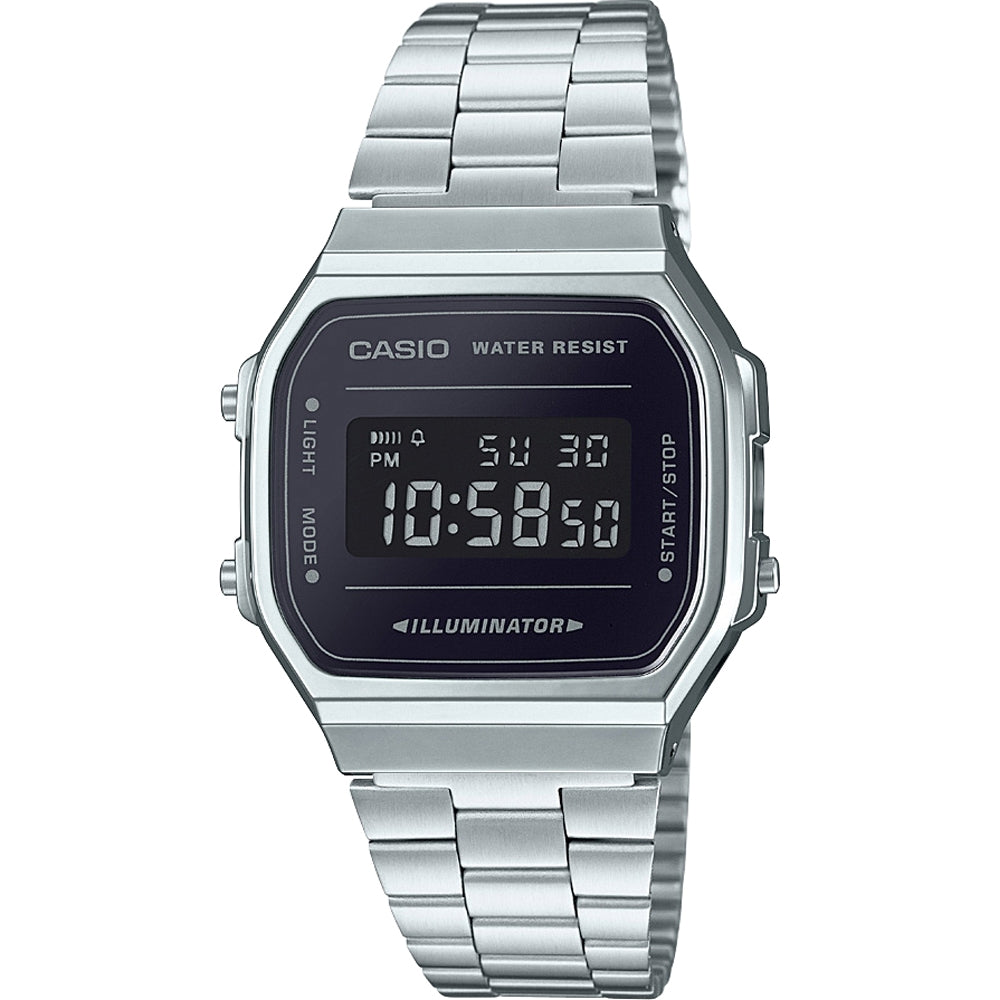 CASIO VINTAGE ICONIC - BLACK A168WEM-1EF Multifunction - Armbanduhr 36 mm Schwarz