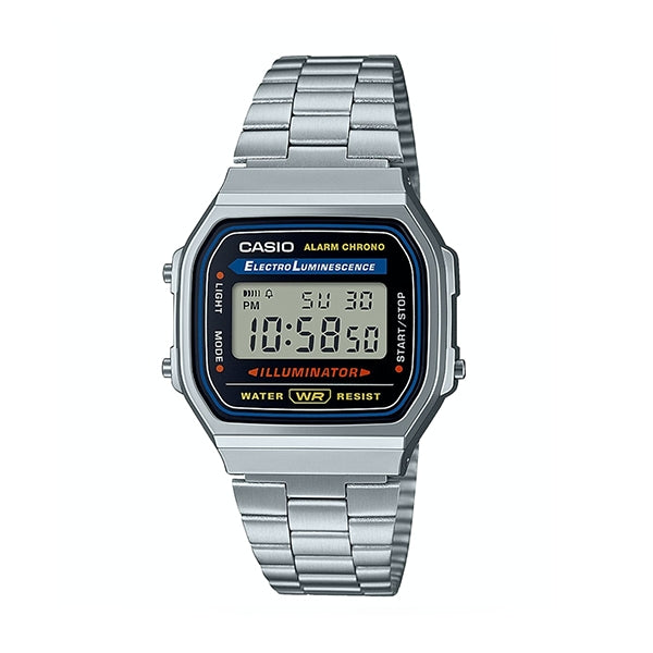 CASIO VINTAGE ICONIC - CLASSIC BLACK A168WA-1YES Multifunction - Armbanduhr 36 mm Schwarz