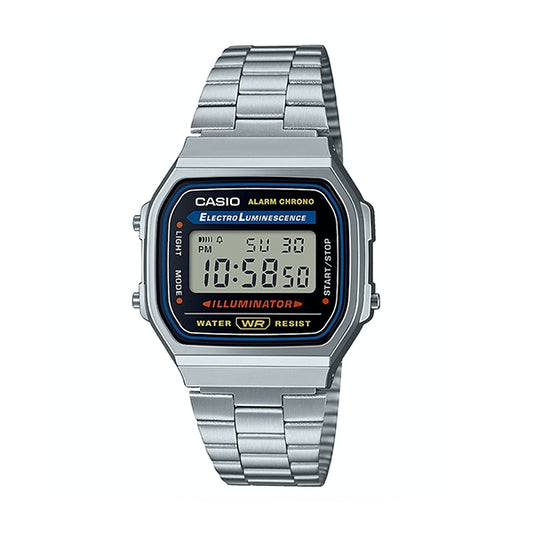CASIO VINTAGE ICONIC - CLASSIC BLACK A168WA-1YES Multifunction - Armbanduhr 36 mm Schwarz