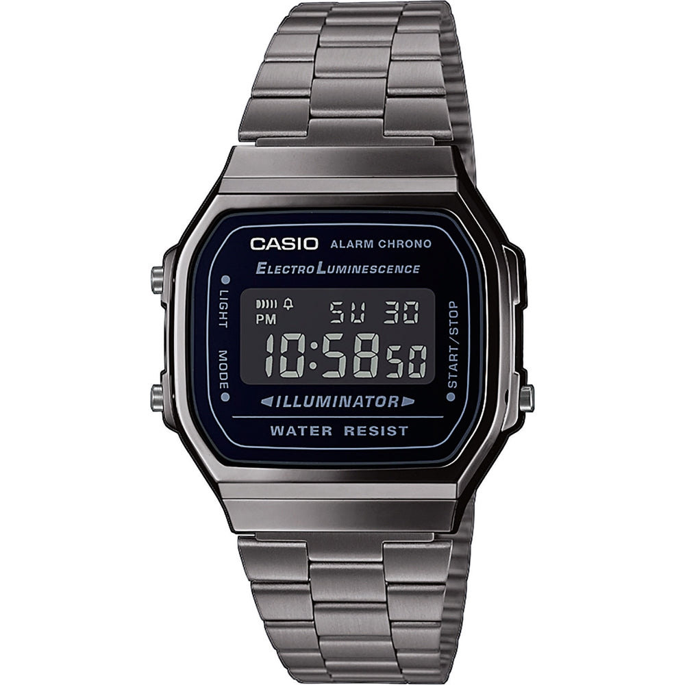 CASIO VINTAGE ICONIC - FULL BLACK A168WEGG-1BEF Multifunction - Armbanduhr 36 mm Schwarz