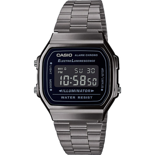 CASIO VINTAGE ICONIC - FULL BLACK A168WEGG-1BEF Multifunction - Armbanduhr 36 mm Schwarz