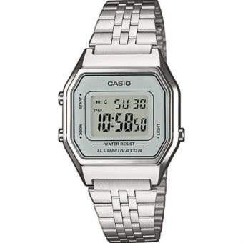 CASIO VINTAGE ICONIC LADY - LIGHT GREY LA-680WEA-7EF Multifunction - Armbanduhr 28.5 mm Grau