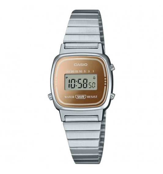 CASIO VINTAGE ICONIC MINI STEEL - BRONZE LA-670WES-4AEF Multifunction - Armbanduhr 25 mm