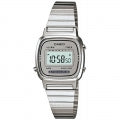 CASIO VINTAGE ICONIC MINI STEEL - LIGHT GREY LA-670WA-7DF Multifunction - Armbanduhr 25 mm Grau ansicht-2