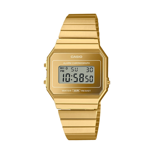 CASIO VINTAGE ICONIC SLIM DESIGN - GOLD A700WEVG-9AEF Multifunction - Armbanduhr 35.5 mm Gold