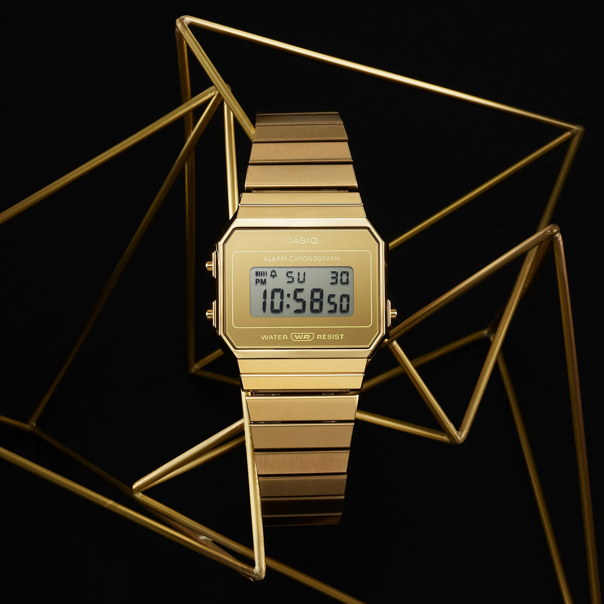CASIO VINTAGE ICONIC SLIM DESIGN - GOLD A700WEVG-9AEF Multifunction - Armbanduhr 35.5 mm Gold ansicht-3