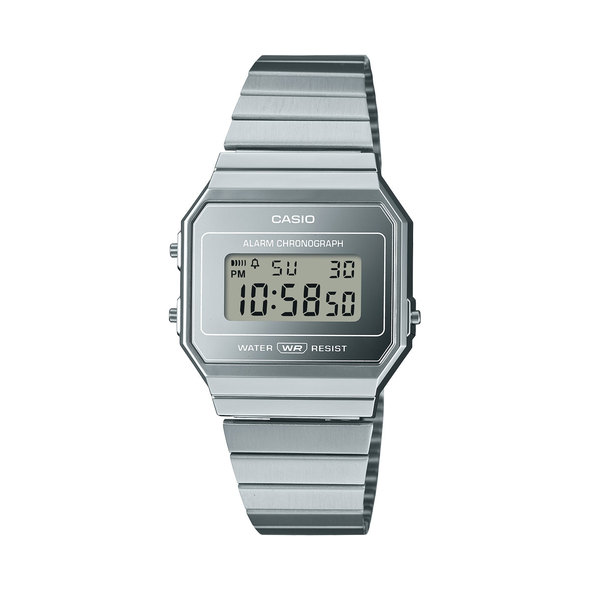 CASIO VINTAGE ICONIC SLIM DESIGN - SILVER A700WEV-7AEF Multifunction - Armbanduhr 35.5 mm Silber
