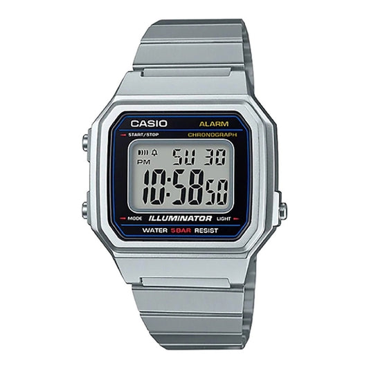 CASIO VINTAGE ILLUMINATOR - BLACK B-650WD-1ADF Multifunction - Armbanduhr 41 mm Schwarz