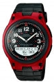 CASIO VINTAGE ILLUMINATOR TELEMEMO 30 - RED AW-80-4BVDF Multifunction - Armbanduhr 40 mm Rot ansicht-2