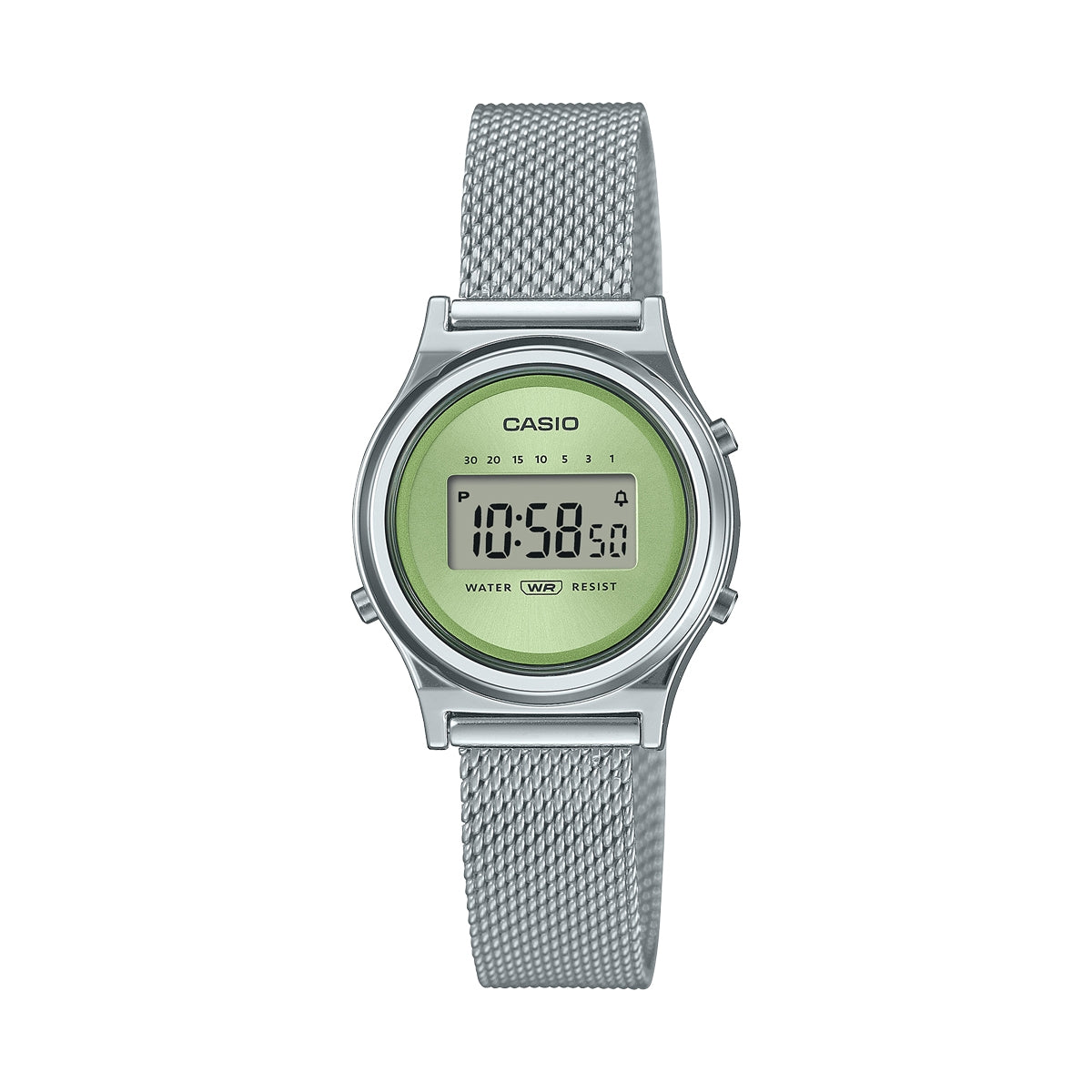 CASIO VINTAGE MINI COLLECTION SLIM - LEMON GREEN MESH LA700WEM-3AEF Multifunction - Armbanduhr 26.5 mm Grün