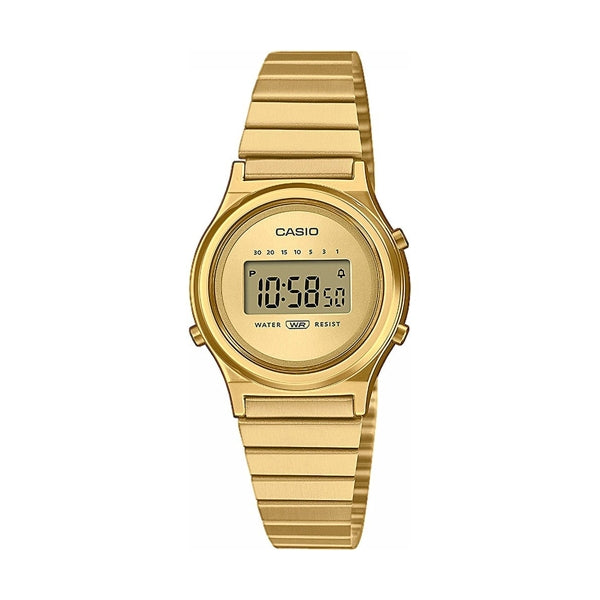 CASIO VINTAGE MINI COLLECTION SLIM ROUND - GOLD LA700WEG-9AEF Multifunction - Armbanduhr 26.5 mm Gold