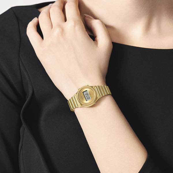 CASIO VINTAGE MINI COLLECTION SLIM ROUND - GOLD LA700WEG-9AEF Multifunction - Armbanduhr 26.5 mm Gold ansicht-3
