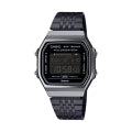 CASIO VINTAGE Mod. BLUETOOTH® SMARTPHONE LINK - BLACK - built-in accelerometer senses body movements + steps counter - ALL BLACK ABL-100WEGG-1BEF Multifunction - Armbanduhr 38 mm Schwarz ansicht-6