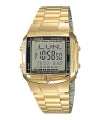 CASIO VINTAGE Mod. DATA BANK - ILLUMINATOR, TELEMEMO, 10 YEAR BATTERY - GOLD DB-360G-9ASDF Multifunction - Armbanduhr 38 mm Gold ansicht-2