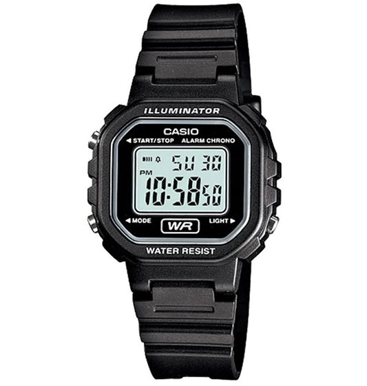 CASIO YOUTH ILLUMINATOR - BLACK LA-20WH-1ADF Multifunction - Armbanduhr 30 mm Schwarz