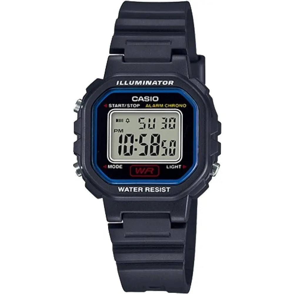 CASIO YOUTH ILLUMINATOR - BLACK LA-20WH-1CDF Multifunction - Armbanduhr 30 mm Schwarz