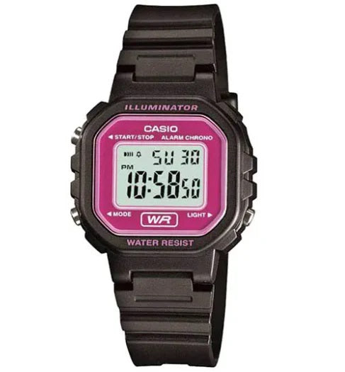 CASIO YOUTH ILLUMINATOR - PINK LA-20WH-4ADF Multifunction - Armbanduhr 30 mm Rosa ansicht-2