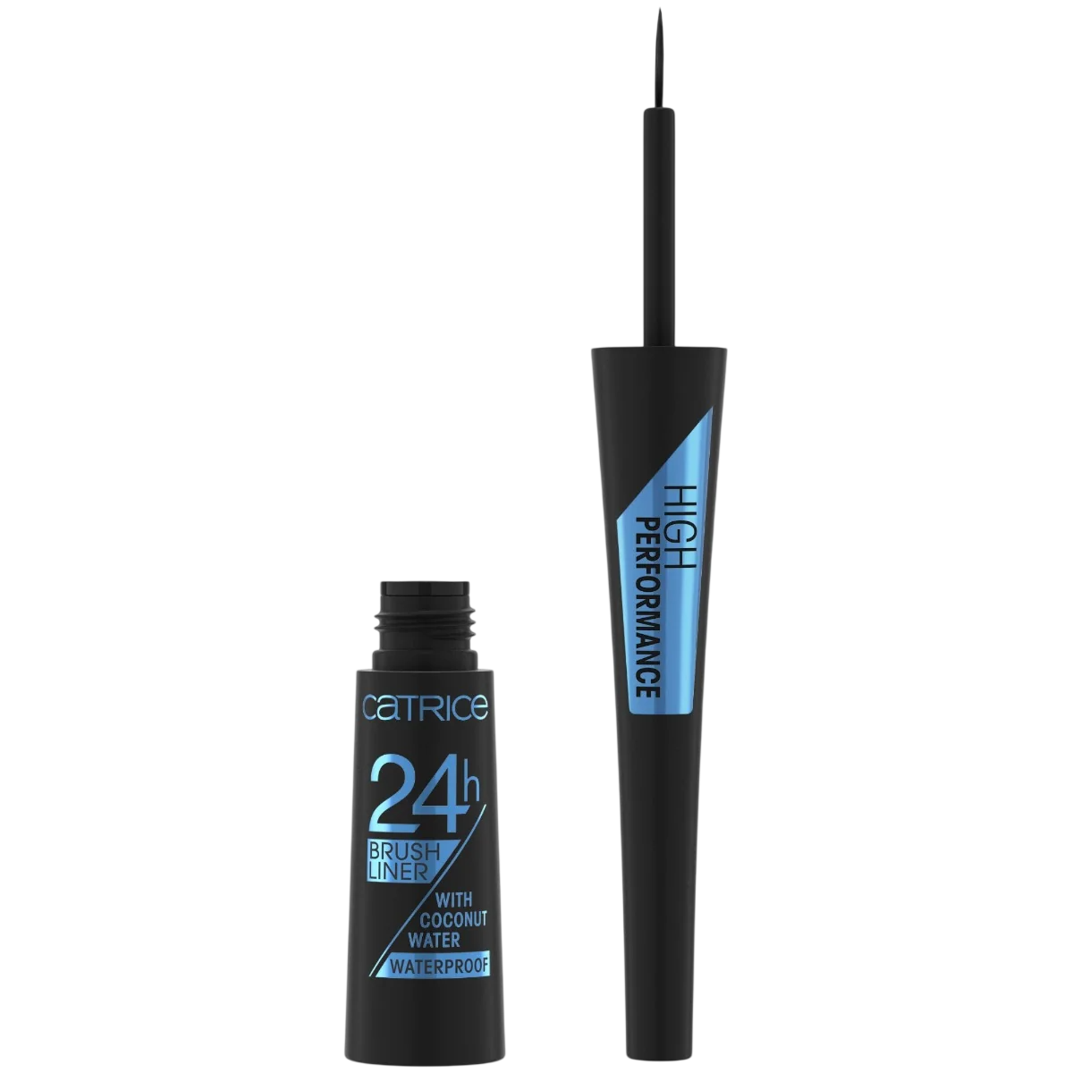 Catrice Catrice, 24h Brush Liner, Wasserdicht, Bürste, Matt, Flüssiger Eyeliner, 010, Ultra Black, 3 ml Regular