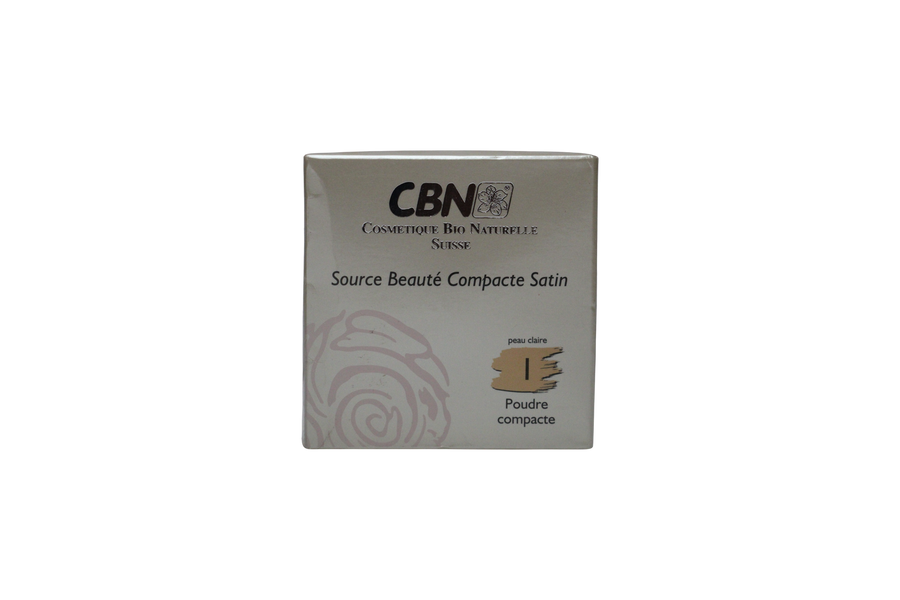 CBN Source Beauté Satin-Finish Kompakt-Foundation Farbton 1, 10 g