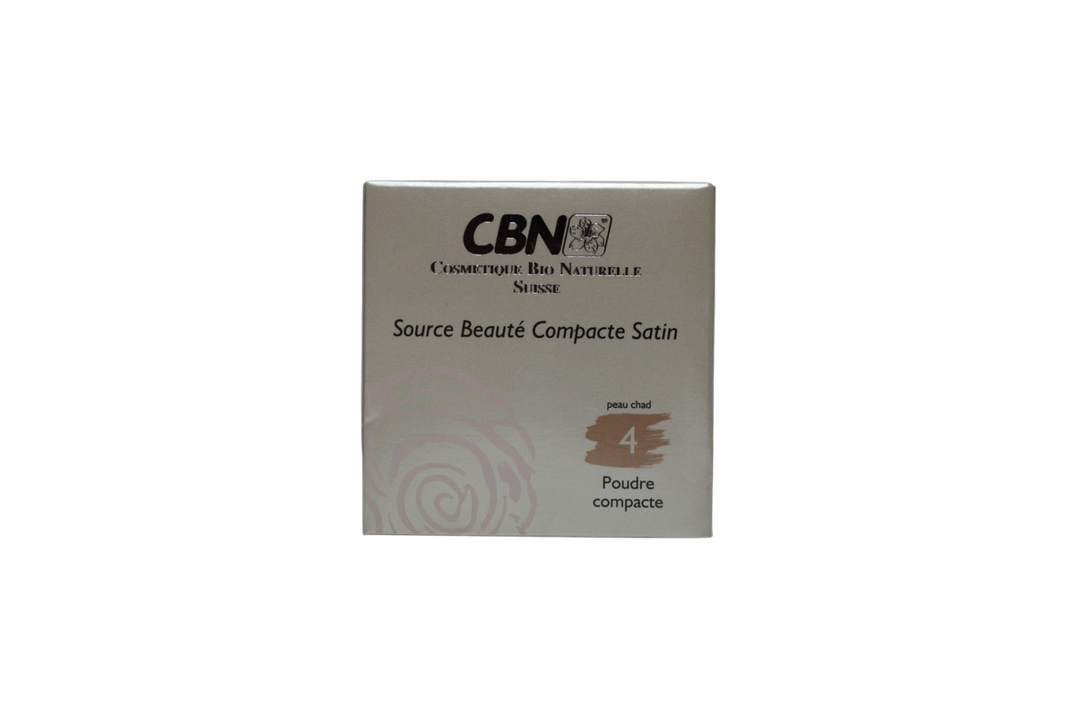 CBN Source Beauté Satin-Finish Kompakt-Foundation Nr. 4, 10 g