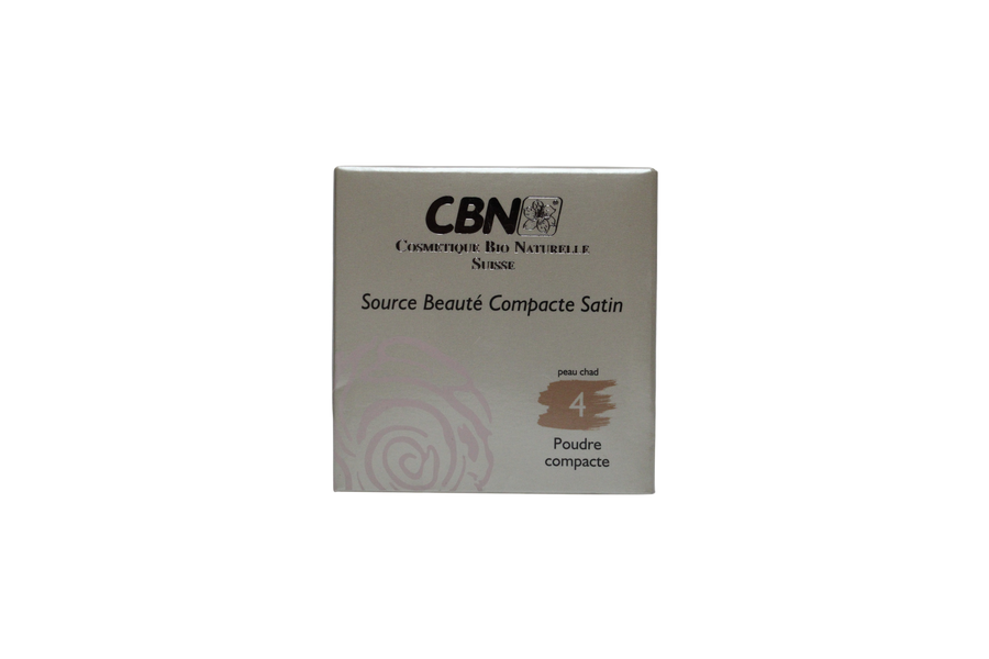 CBN Source Beauté Satin-Finish Kompakt-Foundation Nr. 4, 10 g