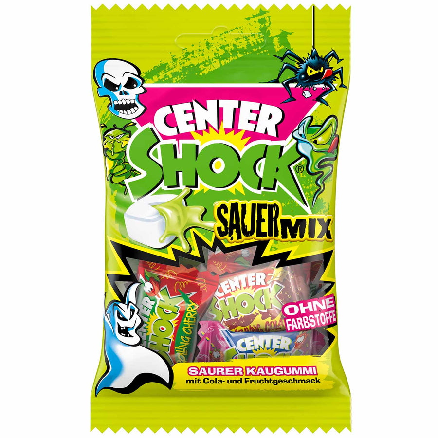 Center Shock Sauer Mix 11er Mischung mit extrasauren Kaugummis – Produktansicht