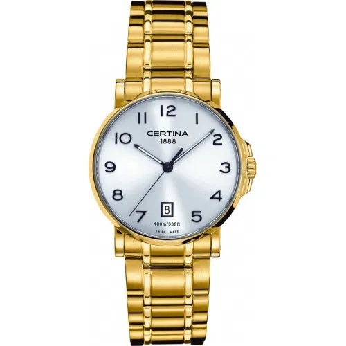 CERTINA CAIMANO C017.410.33.032.00 Date Armbanduhr 38 mm Gold
