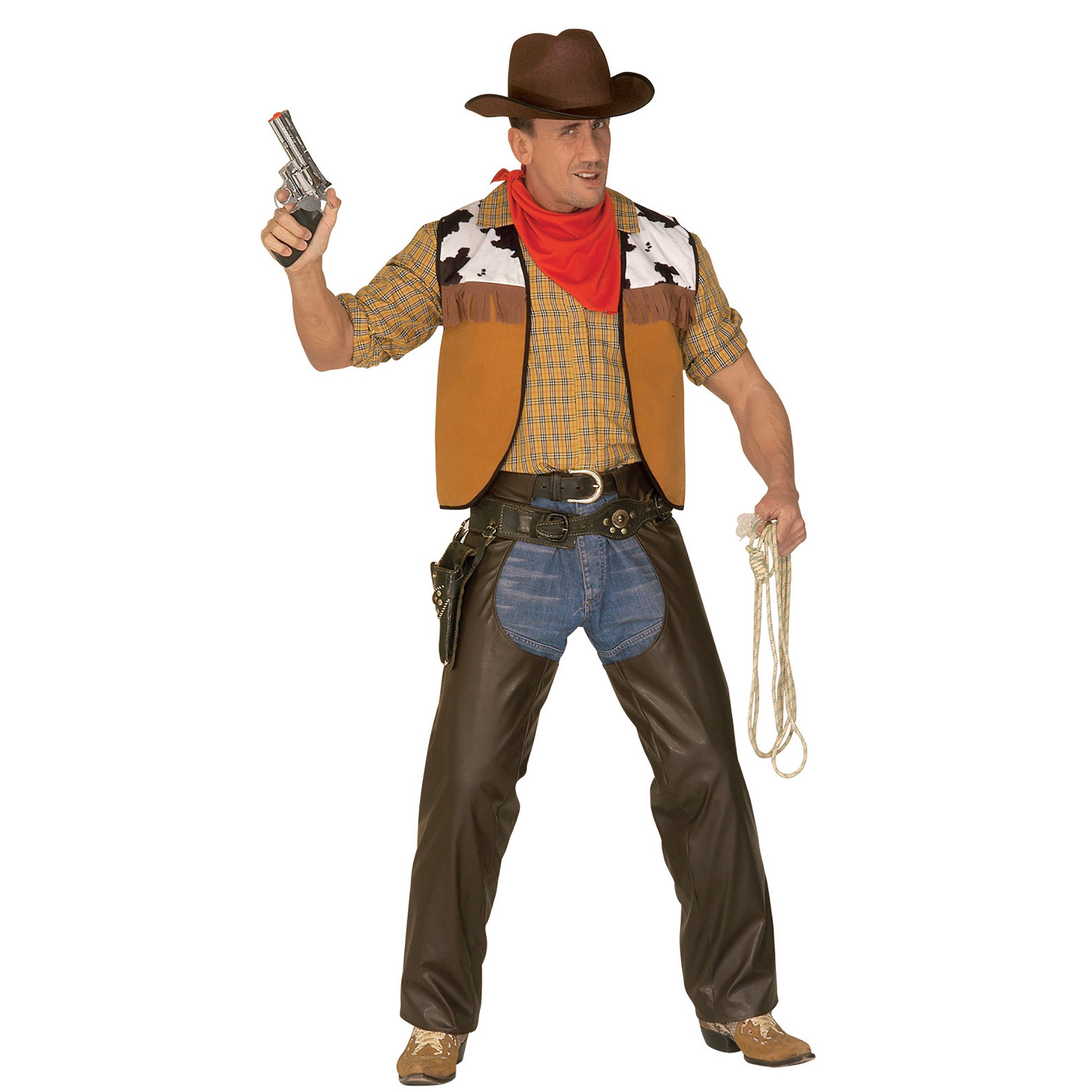 "CHAPS COWBOY" Lederlook – Detailansicht