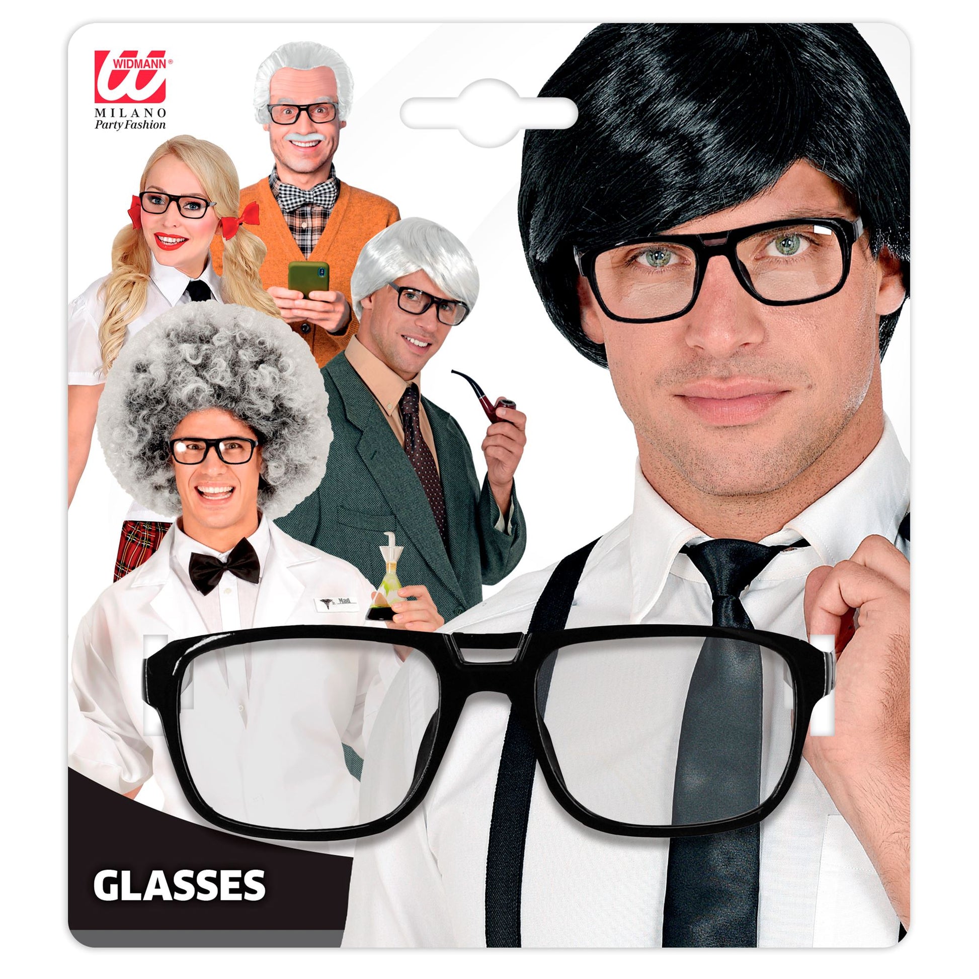 "CHARAKTERBRILLE MIT GLÄSERN" – Detailansicht