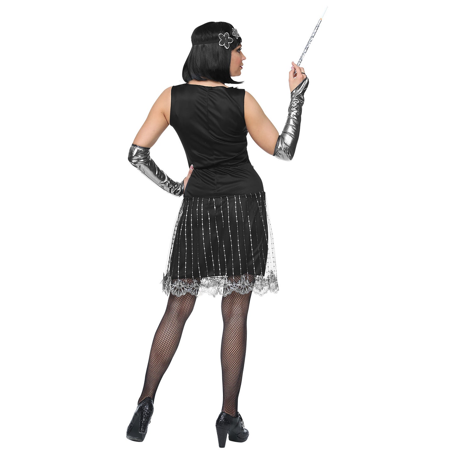 "CHARLESTON" (Kleid, Armstulpen, Kopfschmuck) – Ansicht 3