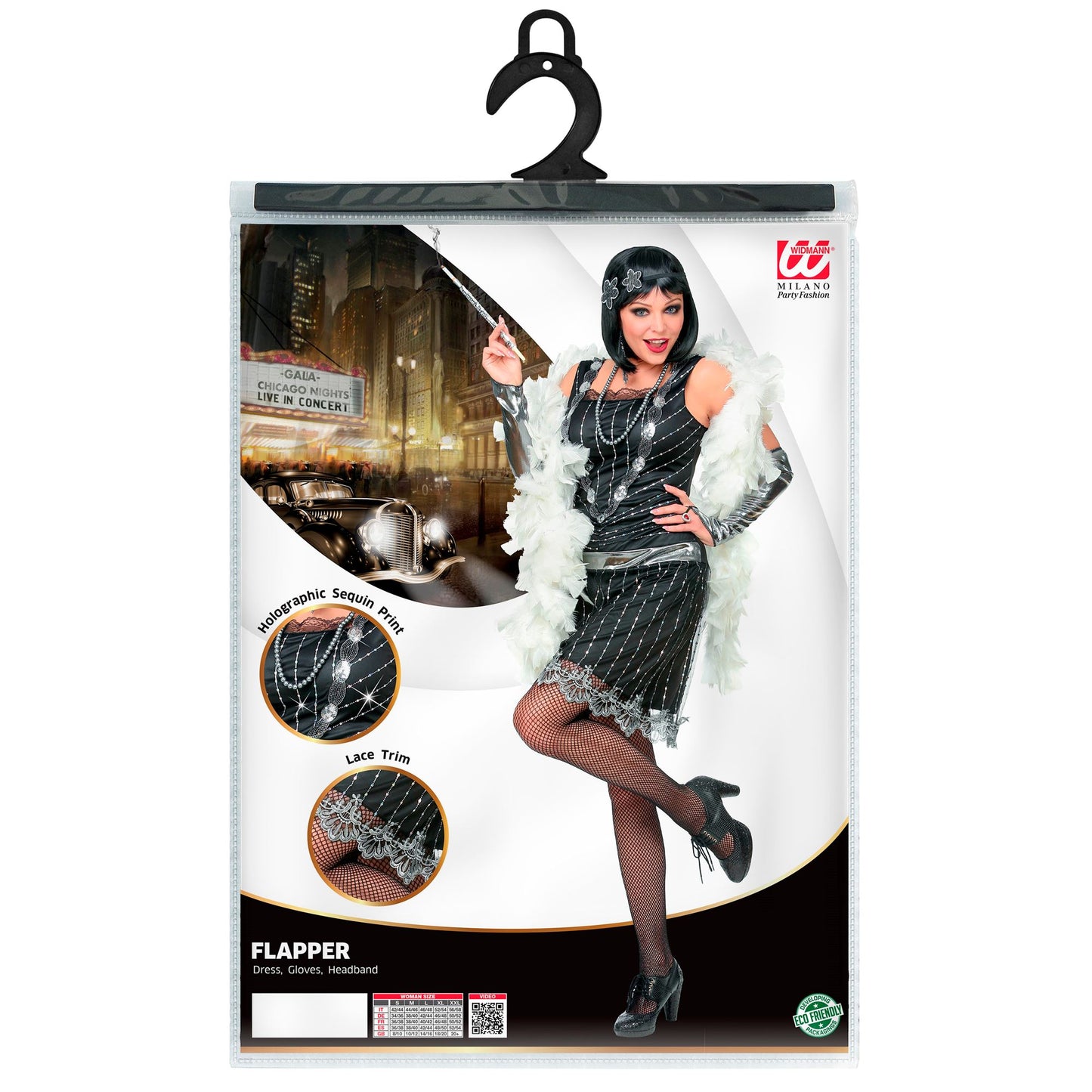 "CHARLESTON" (Kleid, Armstulpen, Kopfschmuck) – Ansicht 5