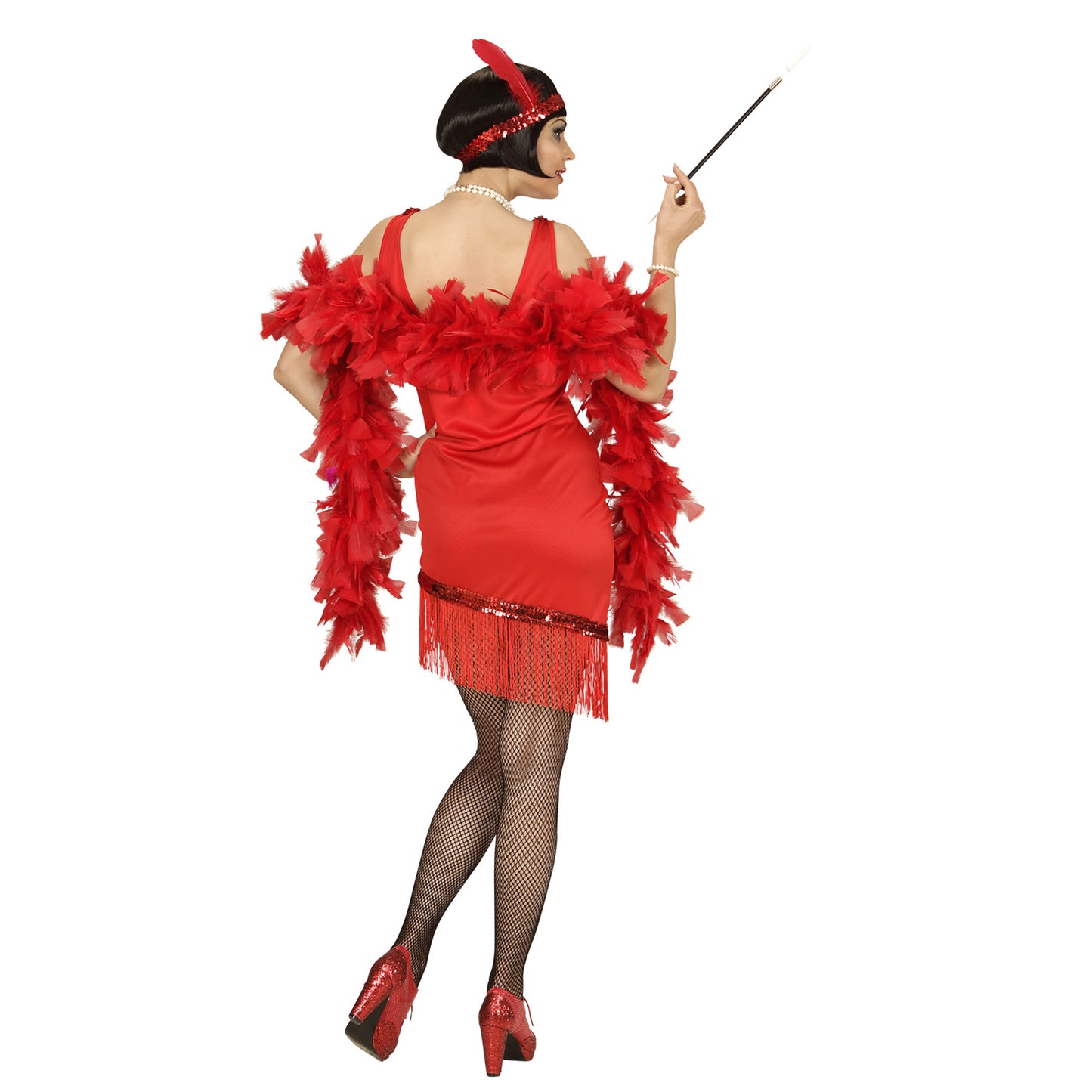"CHARLESTON" (Kleid, Handschuhe, Stirnband mit Feder) – Ansicht 3