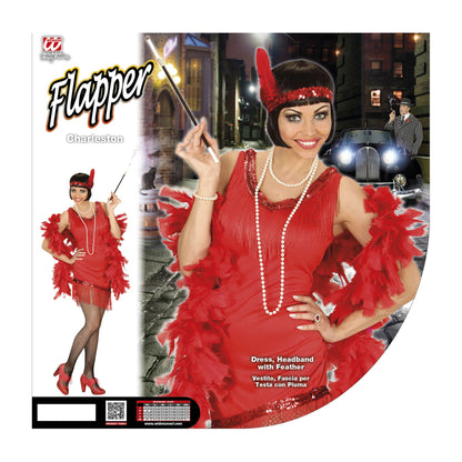 "CHARLESTON" (Kleid, Handschuhe, Stirnband mit Feder) – Ansicht 4