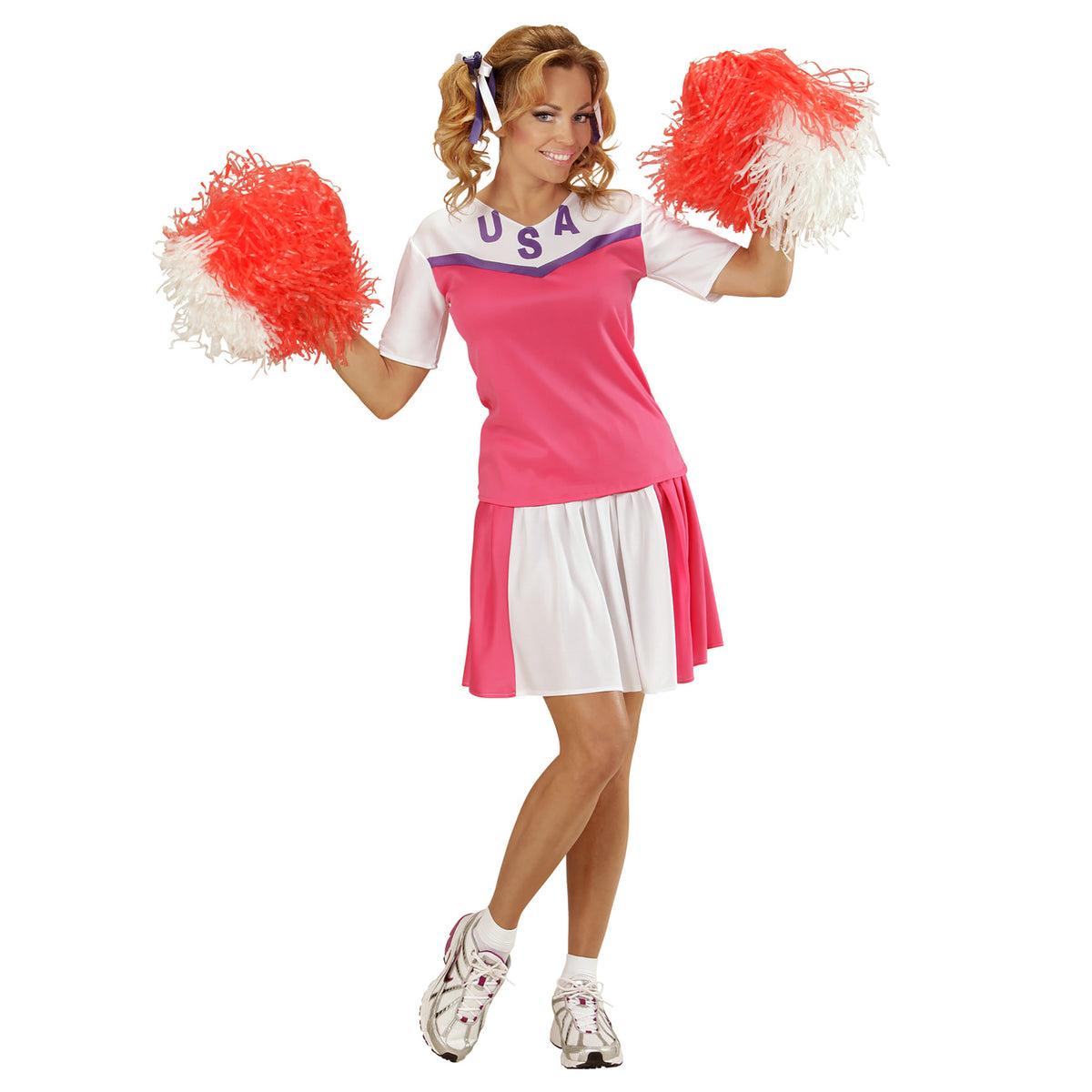 "CHEERLEADER" (Oberteil, Rock) – Vorderansicht
