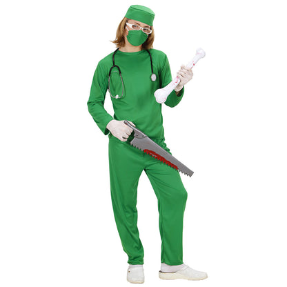 "CHIRURG" (Oberteil, Hose, Kopfbedeckung, Mundschutz) – Ansicht 3