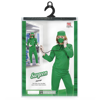 "CHIRURG" (Oberteil, Hose, Kopfbedeckung, Mundschutz) – Ansicht 4