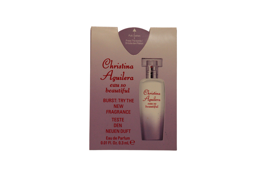 Christina Aguilera, Eau So Beautiful, Eau de Parfum, Für Frauen, 0.3 ml Fläschchen