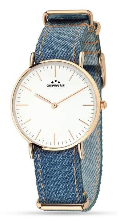 CHRONOSTAR R3751264501 Only Time Armbanduhr 36 mm Gold ansicht-3