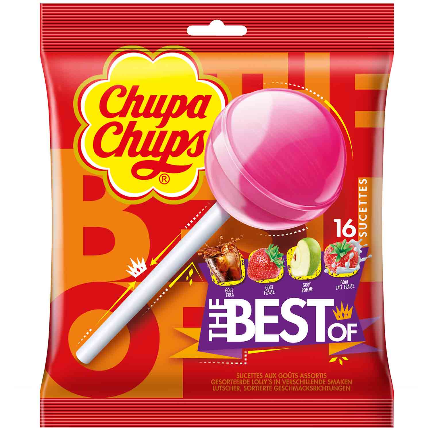 Chupa Chups The Best Of Lollis 10er – Produktansicht