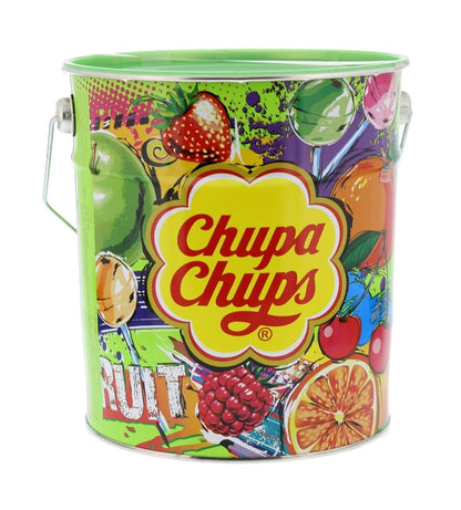 Chupa Chups The Best Of Fruchtmix Lollis 150 Stück Metalldose – Detailansicht