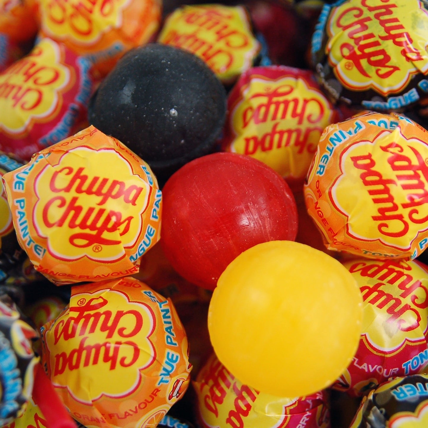 Chupa Chups Zungenmaler 100er Lollis bunt – Detailansicht
