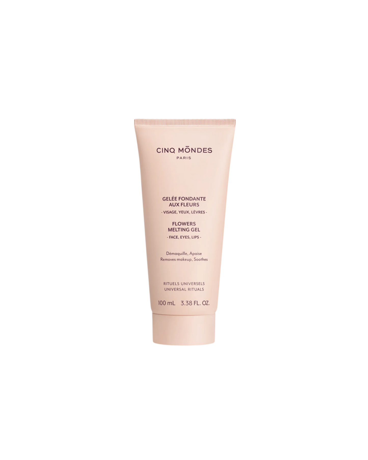 Cinq Mondes, Flowers, Makeup Removing, Cleansing Gel, For Face, 100 ml