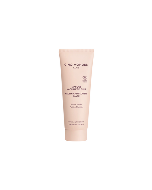 Cinq Mondes, Kaolin and Floral, Reinigung, Crememaske, Für das Gesicht, 60 ml