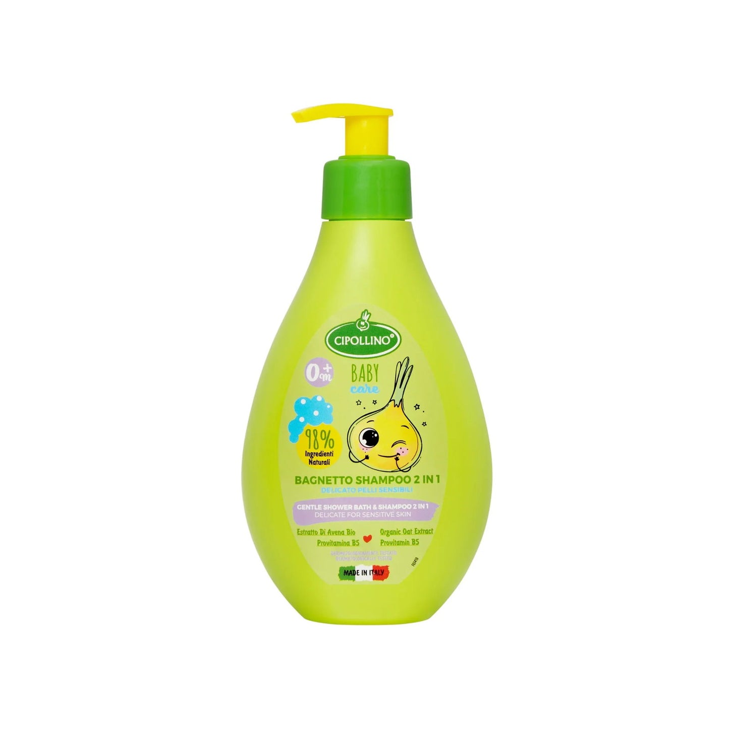 Cipollino, Baby Care, Duschgel & Shampoo 2-in-1, 250 ml
