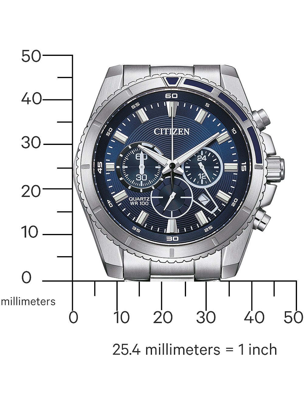 CITIZEN AN8201-57L Analoguhr Armbanduhr ansicht-4