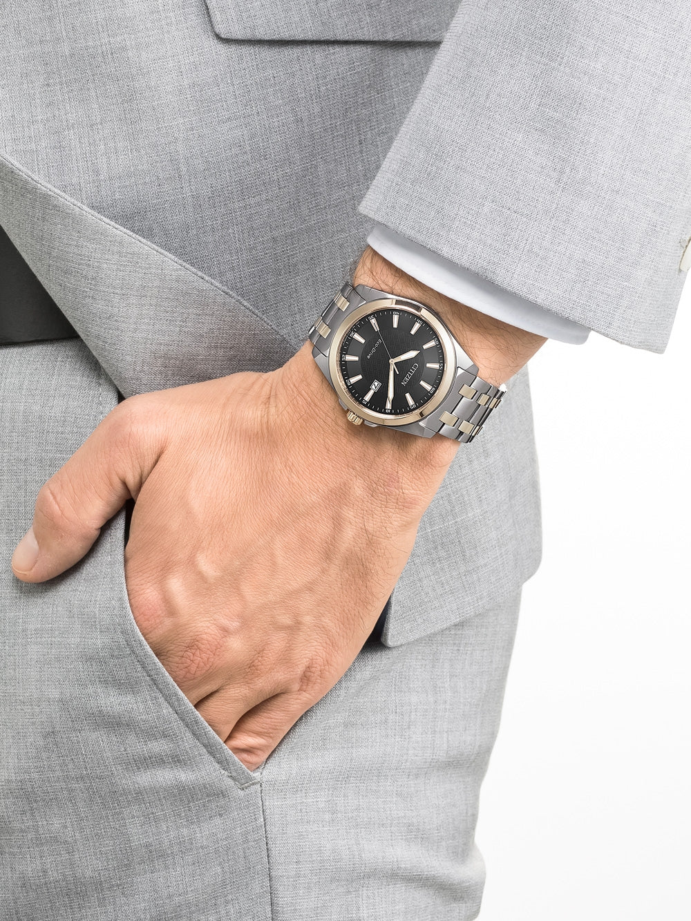CITIZEN BM7109-89E Analoguhr Armbanduhr 43 mm ansicht-5