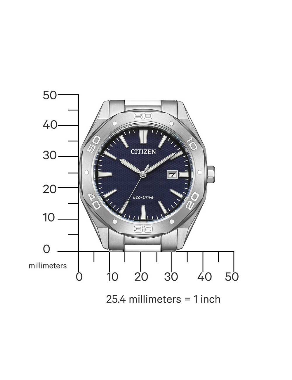 CITIZEN BM7631-52L Analoguhr Armbanduhr 43 mm ansicht-4